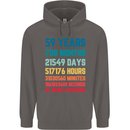 59th Birthday 59 Year Old Mens 80% Cotton Hoodie Charcoal