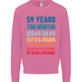 59th Birthday 59 Year Old Mens Sweatshirt Jumper Azalea