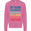 59th Birthday 59 Year Old Mens Sweatshirt Jumper Azalea