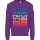 59th Birthday 59 Year Old Mens Sweatshirt Jumper Purple