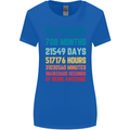 59th Birthday 59 Year Old Womens Wider Cut T-Shirt Royal Blue