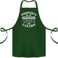 5 Year Wedding Anniversary 5th Funny Wife Cotton Apron 100% Organic Forest Green