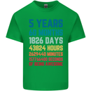 5th Birthday 5 Year Old Kids T-Shirt Childrens Irish Green