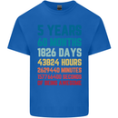 5th Birthday 5 Year Old Kids T-Shirt Childrens Royal Blue