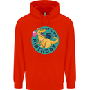 5th Birthday Dinosaur T-Rex 5 Year Old Childrens Kids Hoodie Bright Red