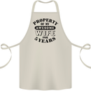 5th Wedding Anniversary 5 Year Funny Wife Cotton Apron 100% Organic Natural