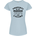 5th Wedding Anniversary 5 Year Funny Wife Womens Petite Cut T-Shirt Light Blue