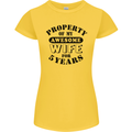 5th Wedding Anniversary 5 Year Funny Wife Womens Petite Cut T-Shirt Yellow