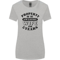 5th Wedding Anniversary 5 Year Funny Wife Womens Wider Cut T-Shirt Sports Grey