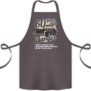 60 Year Old Banger Birthday 60th Year Old Cotton Apron 100% Organic Dark Grey