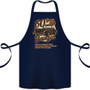 60 Year Old Banger Birthday 60th Year Old Cotton Apron 100% Organic Navy Blue