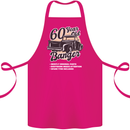 60 Year Old Banger Birthday 60th Year Old Cotton Apron 100% Organic Pink