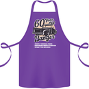 60 Year Old Banger Birthday 60th Year Old Cotton Apron 100% Organic Purple