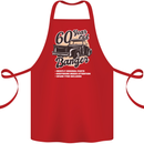 60 Year Old Banger Birthday 60th Year Old Cotton Apron 100% Organic Red