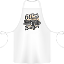 60 Year Old Banger Birthday 60th Year Old Cotton Apron 100% Organic White