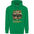 60 Year Old Banger Birthday 60th Year Old Mens 80% Cotton Hoodie Irish Green