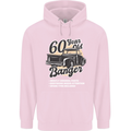 60 Year Old Banger Birthday 60th Year Old Mens 80% Cotton Hoodie Light Pink