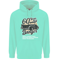 60 Year Old Banger Birthday 60th Year Old Mens 80% Cotton Hoodie Peppermint