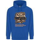 60 Year Old Banger Birthday 60th Year Old Mens 80% Cotton Hoodie Royal Blue