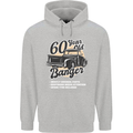 60 Year Old Banger Birthday 60th Year Old Mens 80% Cotton Hoodie Sports Grey