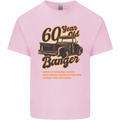 60 Year Old Banger Birthday 60th Year Old Mens Cotton T-Shirt Tee Top Light Pink