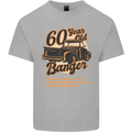 60 Year Old Banger Birthday 60th Year Old Mens Cotton T-Shirt Tee Top Sports Grey