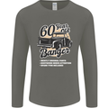 60 Year Old Banger Birthday 60th Year Old Mens Long Sleeve T-Shirt Charcoal