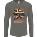 60 Year Old Banger Birthday 60th Year Old Mens Long Sleeve T-Shirt Charcoal