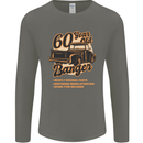 60 Year Old Banger Birthday 60th Year Old Mens Long Sleeve T-Shirt Charcoal