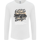 60 Year Old Banger Birthday 60th Year Old Mens Long Sleeve T-Shirt White