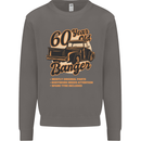 60 Year Old Banger Birthday 60th Year Old Mens Sweatshirt Jumper Charcoal
