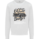 60 Year Old Banger Birthday 60th Year Old Mens Sweatshirt Jumper White