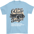 60 Year Old Banger Birthday 60th Year Old Mens T-Shirt 100% Cotton Light Blue