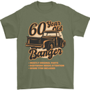 60 Year Old Banger Birthday 60th Year Old Mens T-Shirt 100% Cotton Military Green