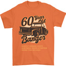 60 Year Old Banger Birthday 60th Year Old Mens T-Shirt 100% Cotton Orange