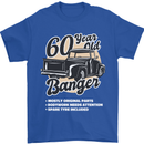 60 Year Old Banger Birthday 60th Year Old Mens T-Shirt 100% Cotton Royal Blue