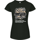 60 Year Old Banger Birthday 60th Year Old Womens Petite Cut T-Shirt Black