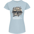 60 Year Old Banger Birthday 60th Year Old Womens Petite Cut T-Shirt Light Blue