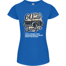 60 Year Old Banger Birthday 60th Year Old Womens Petite Cut T-Shirt Royal Blue