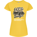 60 Year Old Banger Birthday 60th Year Old Womens Petite Cut T-Shirt Yellow