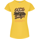 60 Year Old Banger Birthday 60th Year Old Womens Petite Cut T-Shirt Yellow
