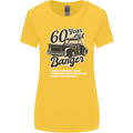 60 Year Old Banger Birthday 60th Year Old Womens Wider Cut T-Shirt Yellow