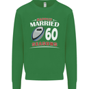 60 Year Wedding Anniversary 60th Rugby Mens Sweatshirt Jumper Irish Green