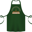 60th Birthday 60 Year Old Ageometer Funny Cotton Apron 100% Organic Forest Green