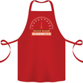 60th Birthday 60 Year Old Ageometer Funny Cotton Apron 100% Organic Red