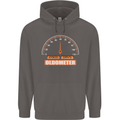 60th Birthday 60 Year Old Ageometer Funny Mens 80% Cotton Hoodie Charcoal