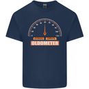 60th Birthday 60 Year Old Ageometer Funny Mens Cotton T-Shirt Tee Top Navy Blue