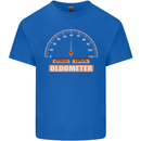 60th Birthday 60 Year Old Ageometer Funny Mens Cotton T-Shirt Tee Top Royal Blue