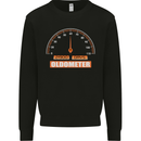 60th Birthday 60 Year Old Ageometer Funny Mens Sweatshirt Jumper Black