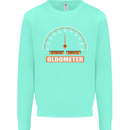 60th Birthday 60 Year Old Ageometer Funny Mens Sweatshirt Jumper Peppermint